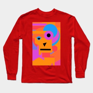 Psychedelic Robot Long Sleeve T-Shirt